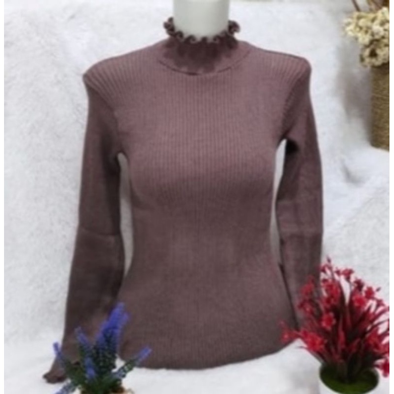 Aira Cardigan kriwil premium cardy - sweater Turtleneck premium - Cardigan Kriwil kekinian - baju rajut kriwil murah