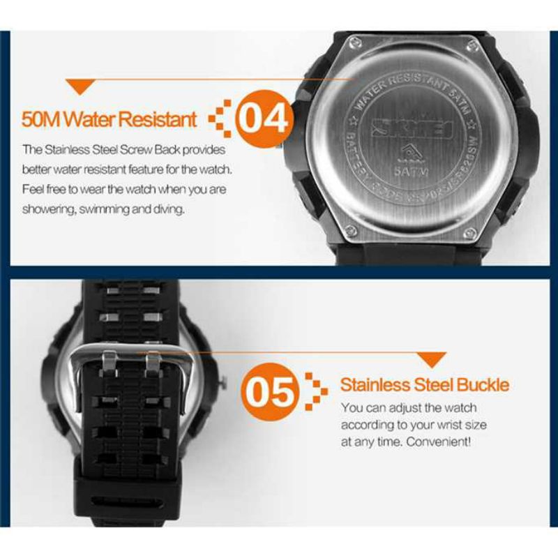 [ GRATIS KOTAK BOX JAM ] SKMEI Jam Tangan Anak Anti Air Cocok Buat Kado - AD1060