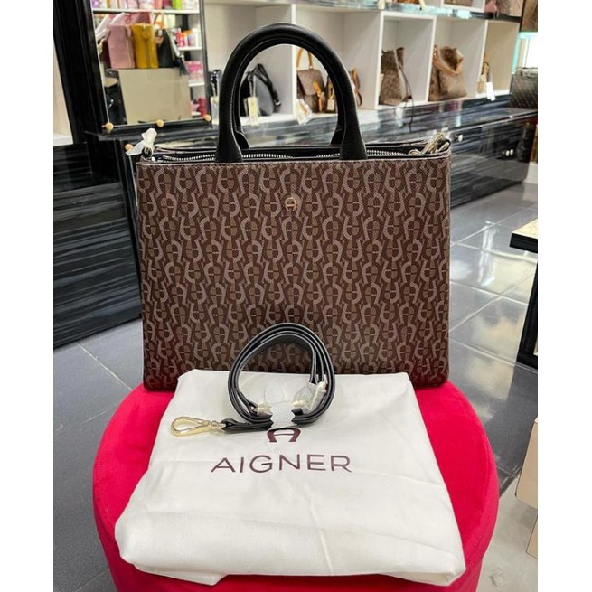 SLING BAG AIGNER TAS WANITA HARGA TERMURAH KUALITAS ASLI BARANG BARU BARANG BRANDED
