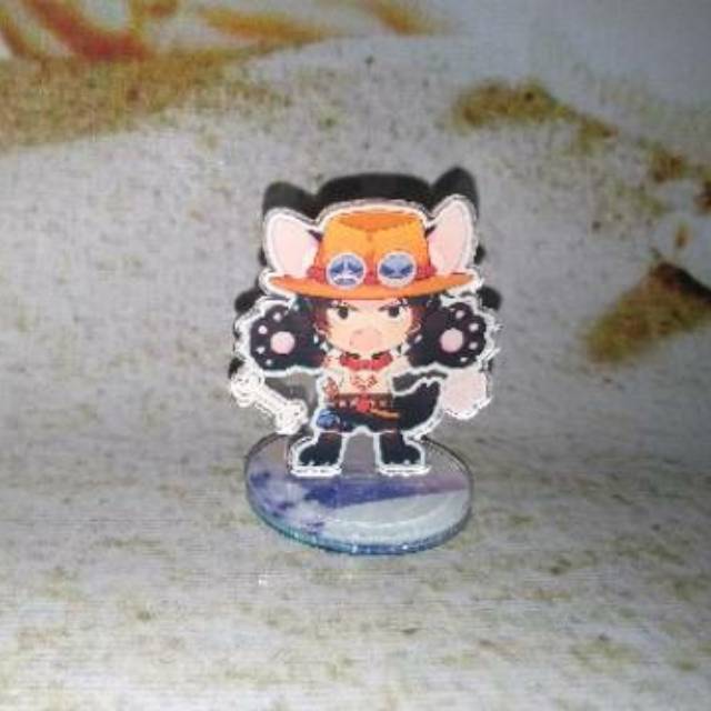 Standee Akrilik Anime Neko One Piece Ace