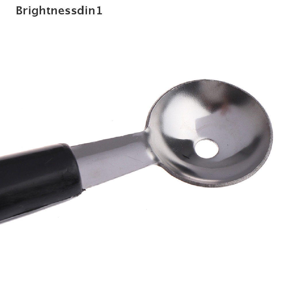 Sendok Scoop Es Krim Buah Melon Model Dua Sisi Bahan Stainless Steel 1 In 1 Untuk Dapur