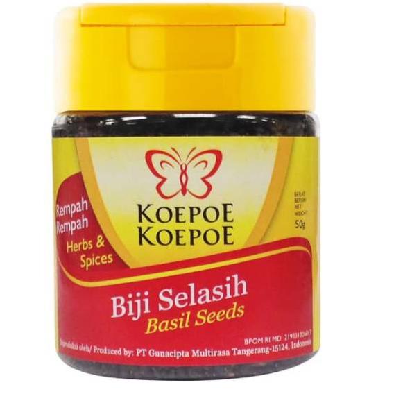 

KODERr8R2--Biji Selasih 50g KoePoe KoePoe Basil Seeds Kupu Kupu