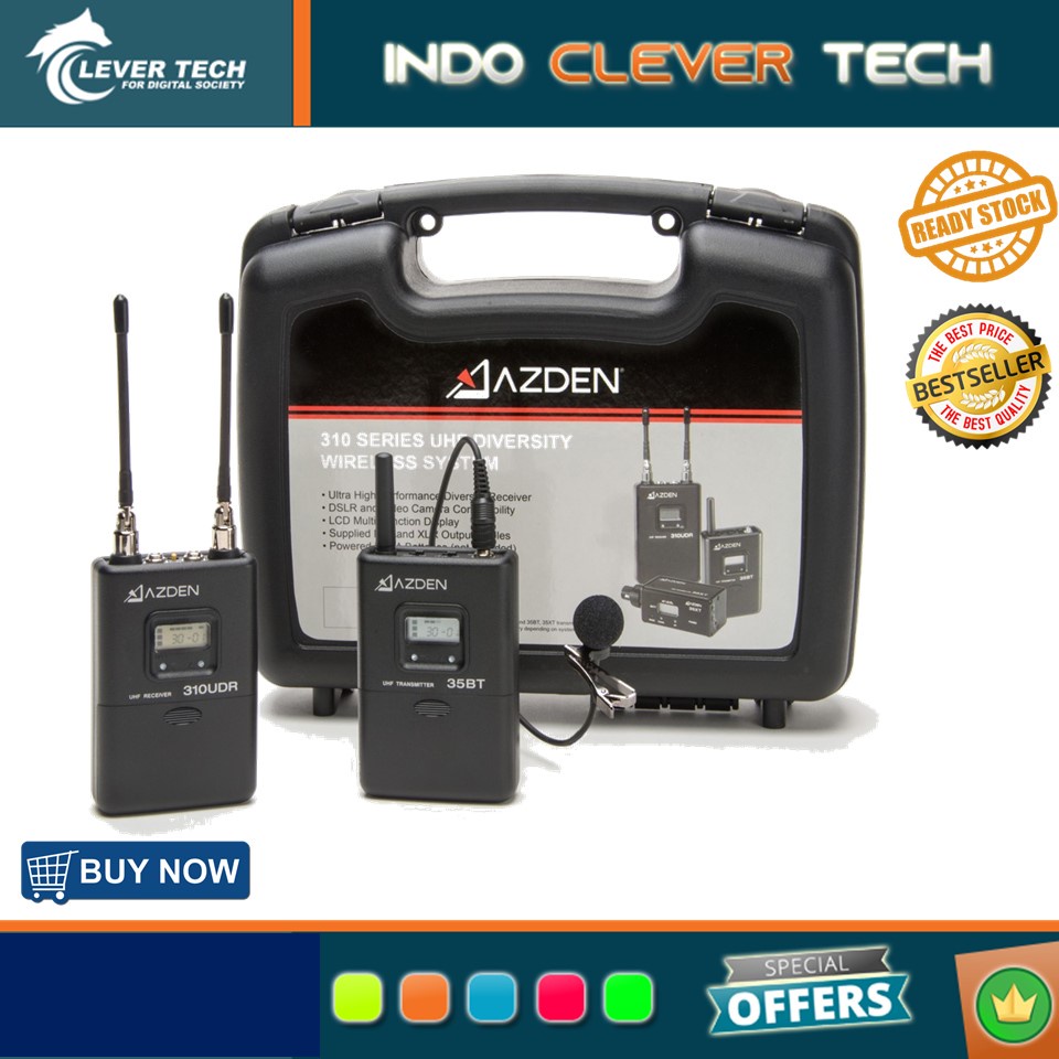 Azden 310LT UHF Diversity Wireless Microphone System