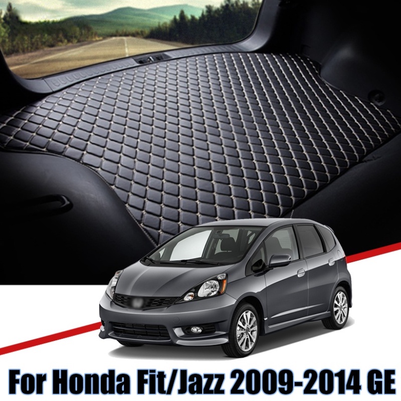 Matras Bagasi Mobil Bahan Kulit Untuk Honda Fit Jazz 2009 2010 2011 2012 2013 2014