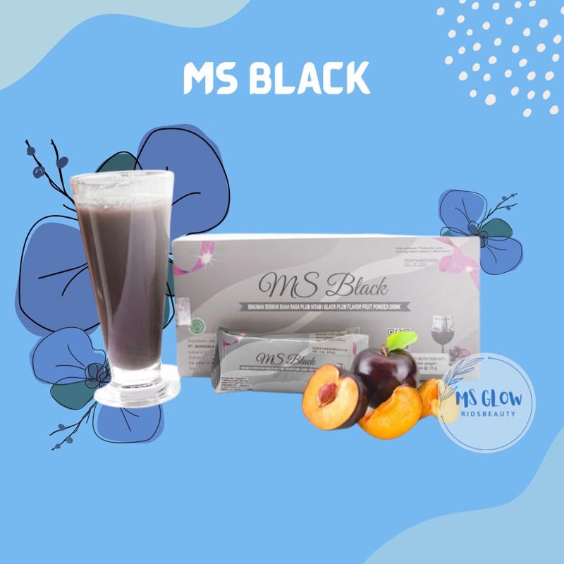 

MS GLOW MS Black Slimming Drink (Free Tumblr)