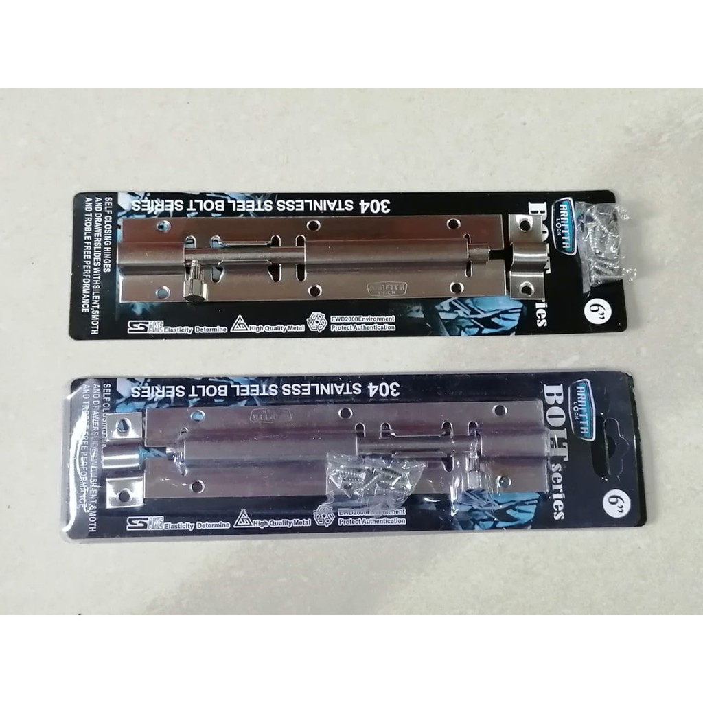 Grendel Plat Arnetta 6 Inch Stainless Steel