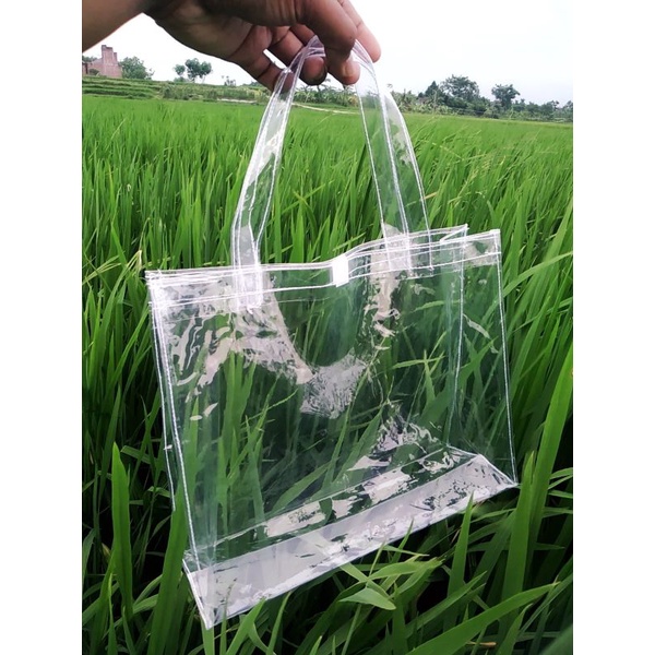 

Tas Transparan Serba Guna cocok buat berbagai macam Acara 30x10x25