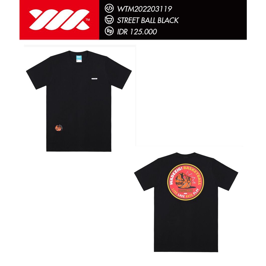 Tshirt WADEZIG "STREET BALL BLACK" wadezigstore