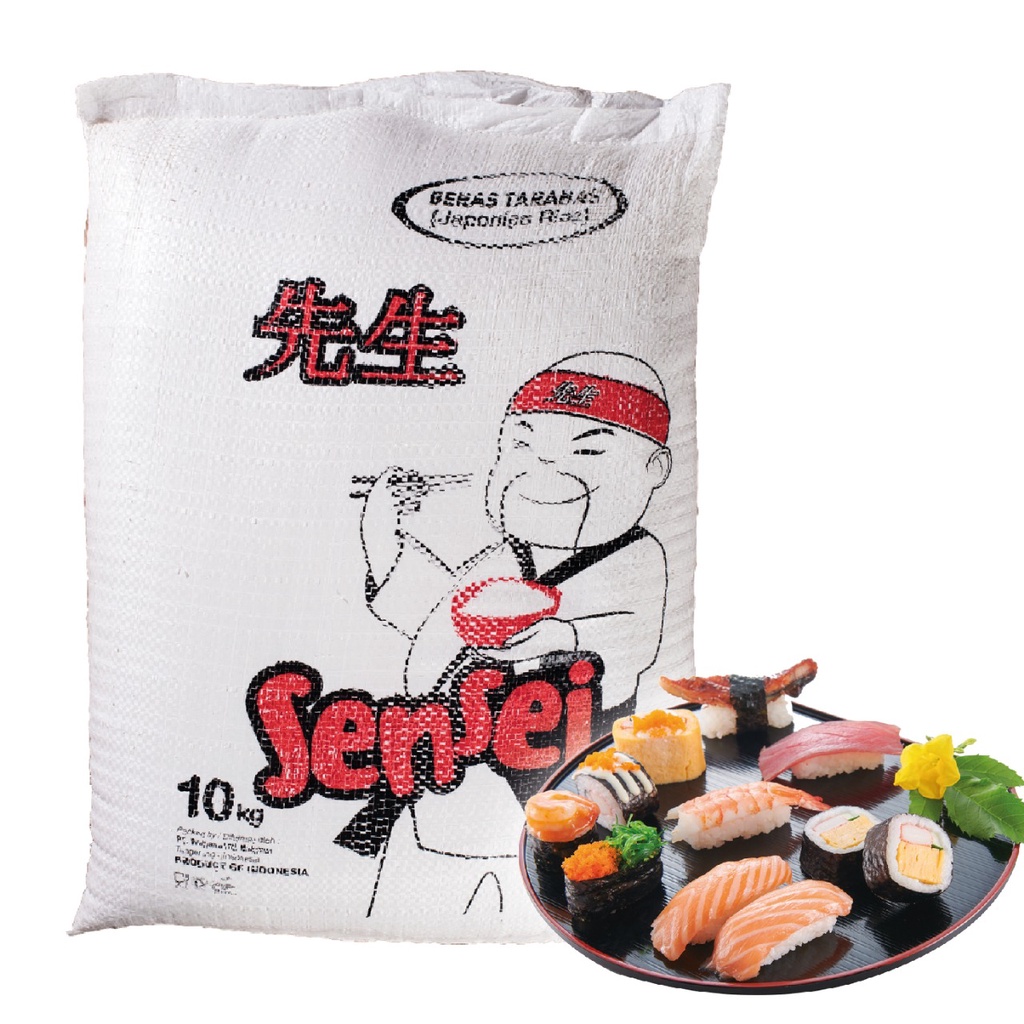 

Beras Jepang SENSEI 10KG / Halal / High Quality / Beras Sushi Promo
