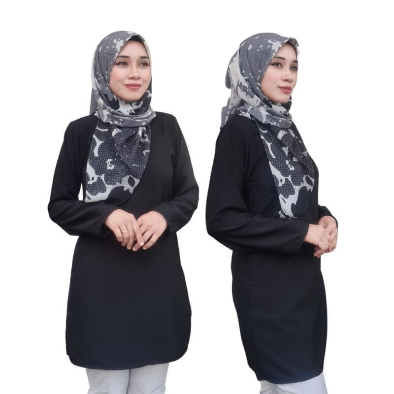 JAVA ART - BLUS TUNIK ATASAN WANITA MODERN LENGAN PANJANG BAJU KERJA BIG SIZE JUMBO BAJU DINAS BAJU NGAJAR ATASAN KERJA SIZE PLUS BAJU MUSLIMAH VIRAL BAJU KURUNG WANITA MELAYU TERBARU SETELAN BATIK WANITA MODERN 2022 BAJU KURUNG MALAYSIA 2022 SERAGAM