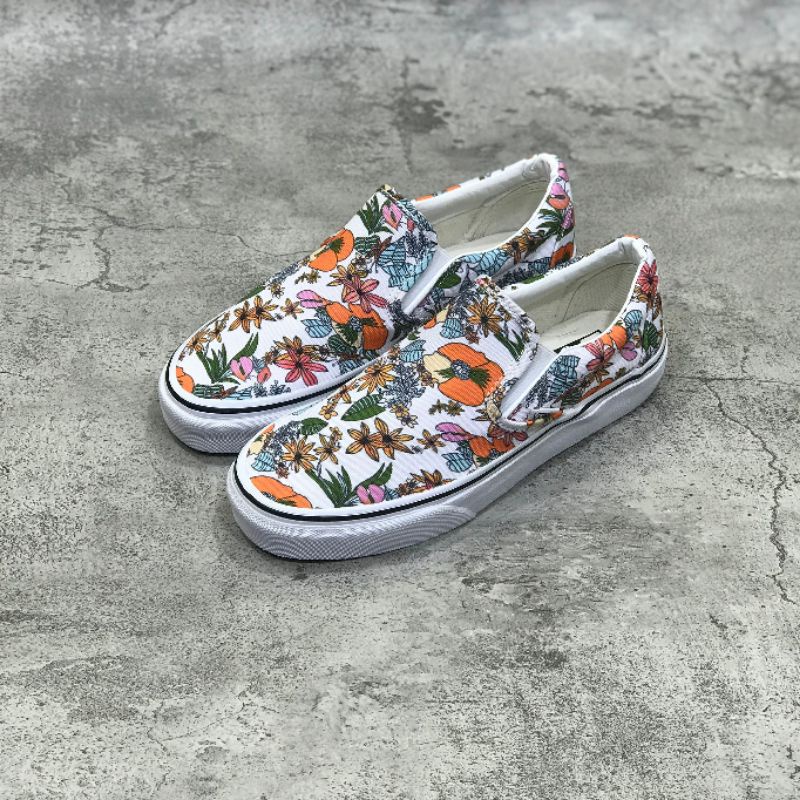 Vans Slip on Multi Tropic True White