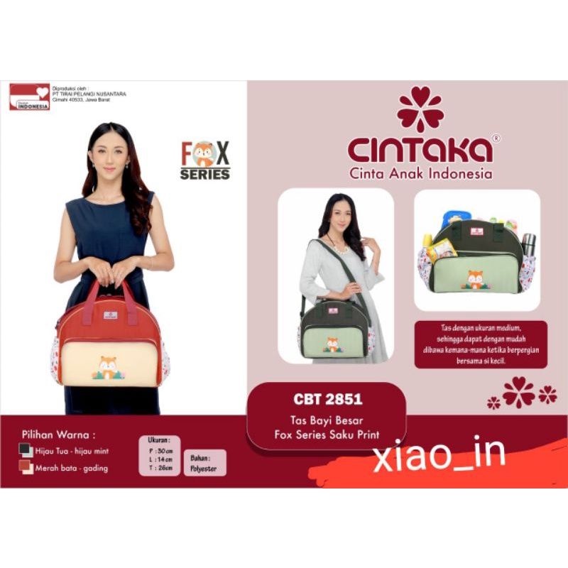 Chintaka CBT2851 Tas bayi besar saku print seri fox