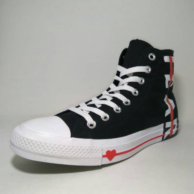 converse fear love black