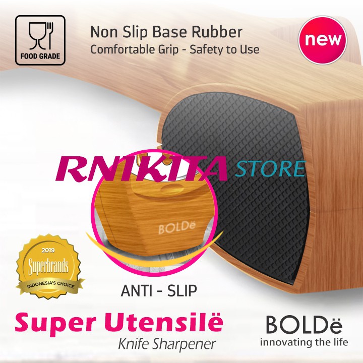 BOLDe KNIFE SHARPENER - Pengasah Pisau 3 Fungsi