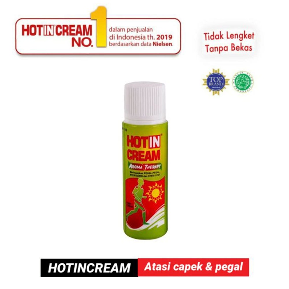 Bisa COD Hot In Cream Aromatherapy Kemasan Botol 60 ml &amp; 120 ml - Hotin Cream Aromatherapy - Hotin Krim Urut