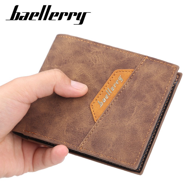 BAELLERRY DR039 Dompet Pria Bahan Kulit PU Leather Premium WATCHKITE WKOS