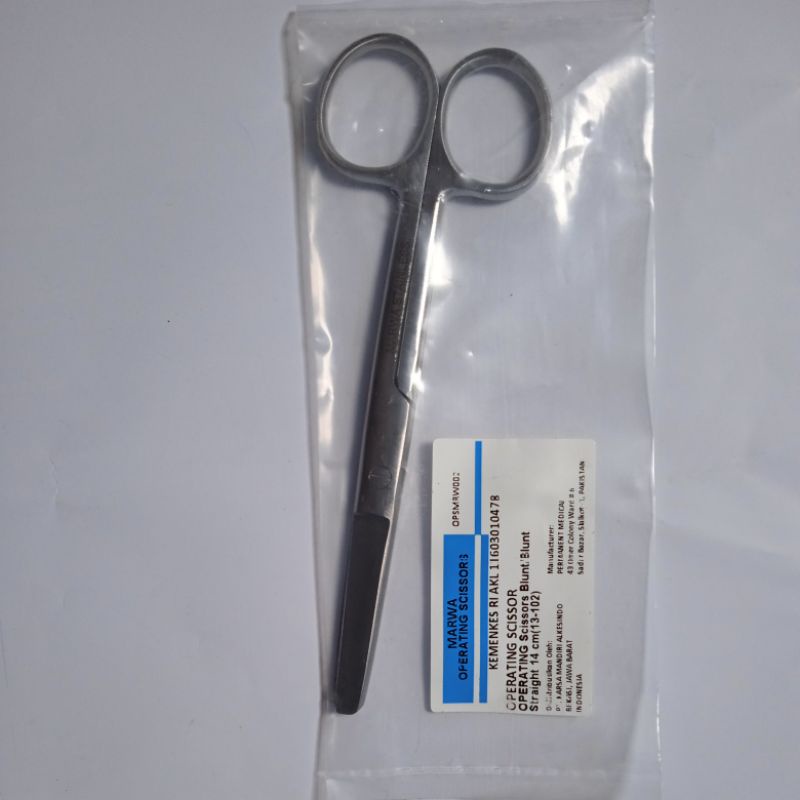 

gunting tajam lurus tumpul 14 cm