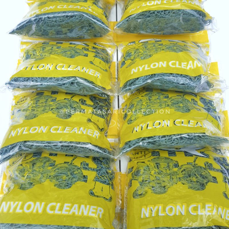 Sabut / Serabut Alat Cuci Piring Nilon Nylon Cleaner Original Jaring Jala Premium