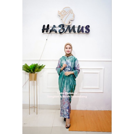 couple kaftan jumputan palembang asli sutra silk