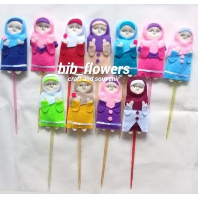 tuding ngaji/ tuding ngaji hias flanel/ kalam/ tuding hias flanell