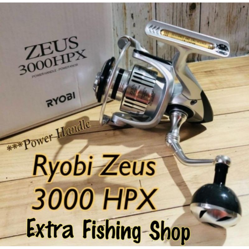 REEL RYOBI ZEUS 3000 HPX TERBARU POWER HANDLE || fishing reel