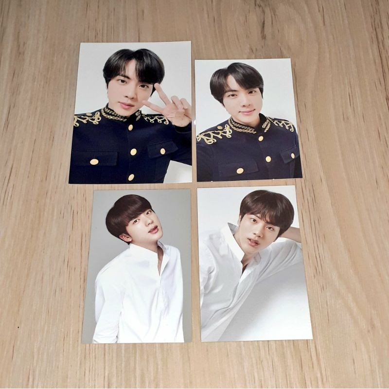 [GET ALL] BTS Jin official photocard vt toothbrush, pc coin pouch & pc label tag