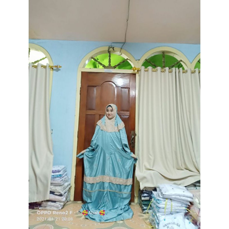 [JUMBO] Mukena Terusan Warna Wardah Model Terbaru Terlaris Murah Elegan