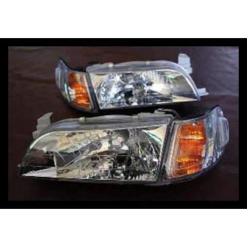 HOT DEAL HEADLAMP GREAT COROLLA AE101 92-95 KRISTAL CHROME 