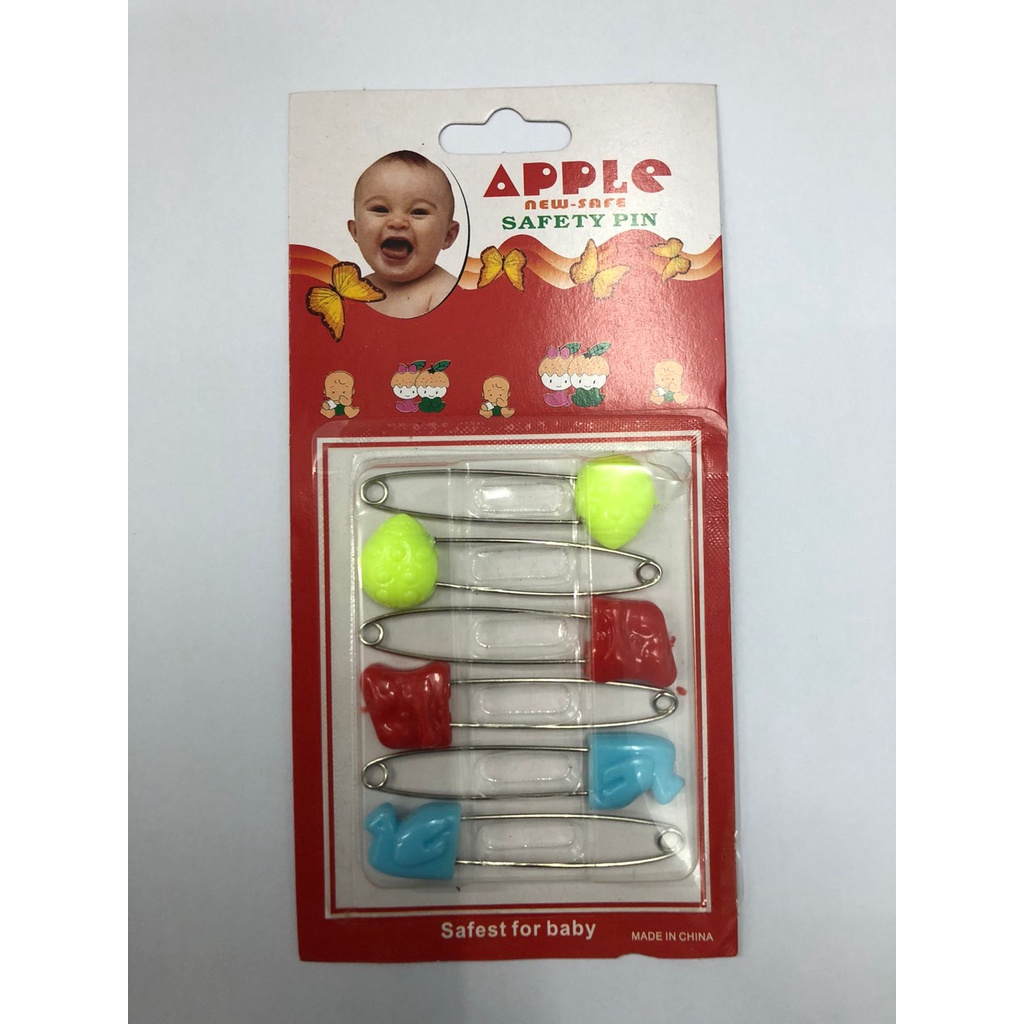 Safety Pins Peniti Bayi Peniti Jumbo Motif 8.5 cm 6 pcs