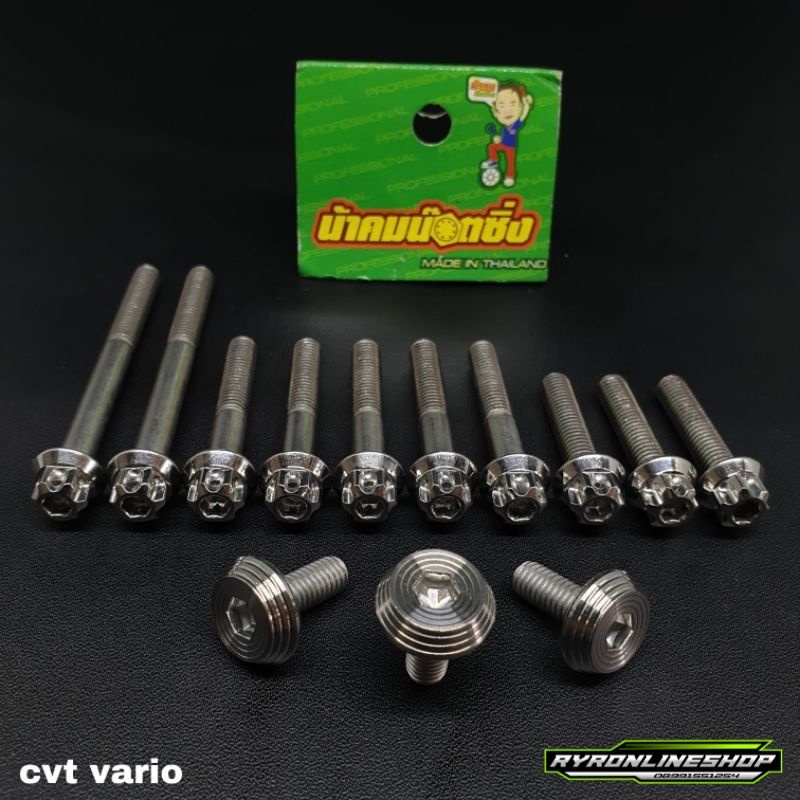 baut probolt stainless new model cvt Honda vario 125 150 original Thailand