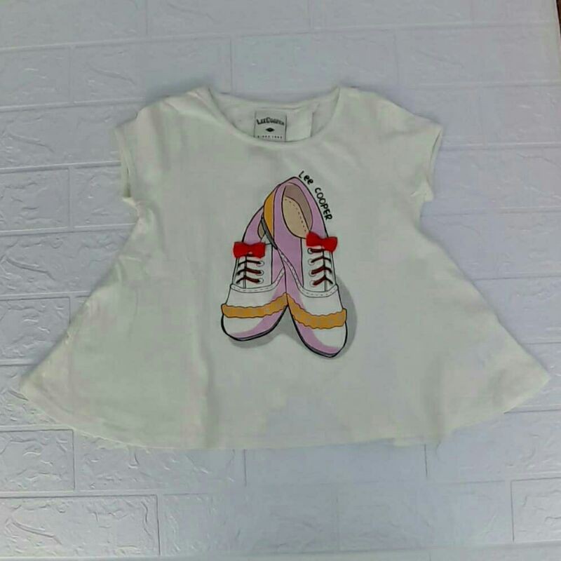 Kaos Anak Perempuan Lee Cooper Kids "Sepatu"