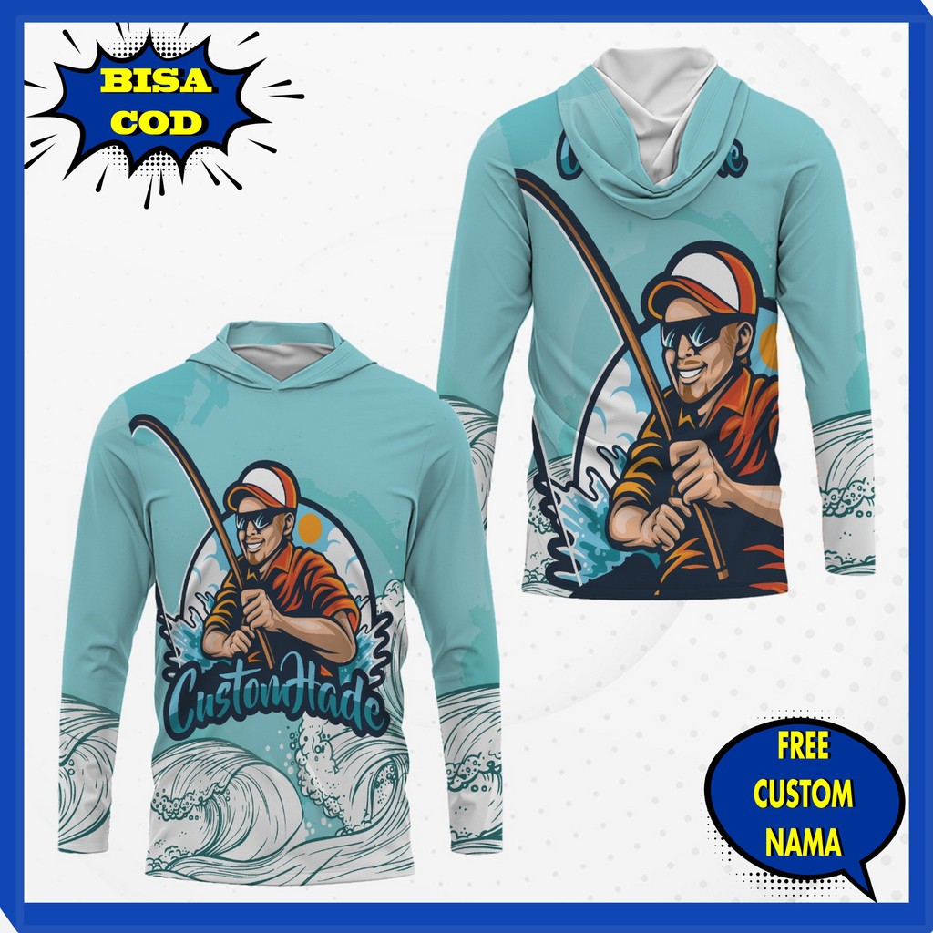KAOS JERSEY MANCING MANIA HOODIE KUPLUK LENGAN PANJANG CUSTOM FULL PRINT