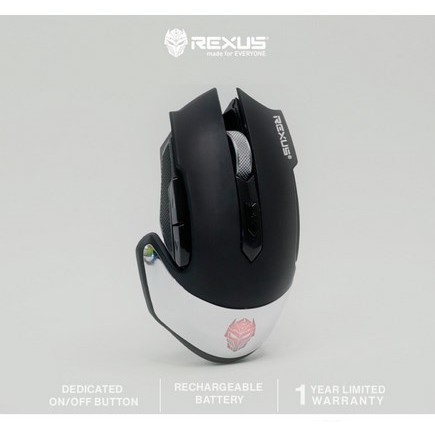 ITSTORE MOUSE OPTICAL GAMING REXUS GARANSI RESMI WIRELESS USB G10 X12 X13 X8 S5 RX108 RX109 RX110 FREE POUCH KANTONG