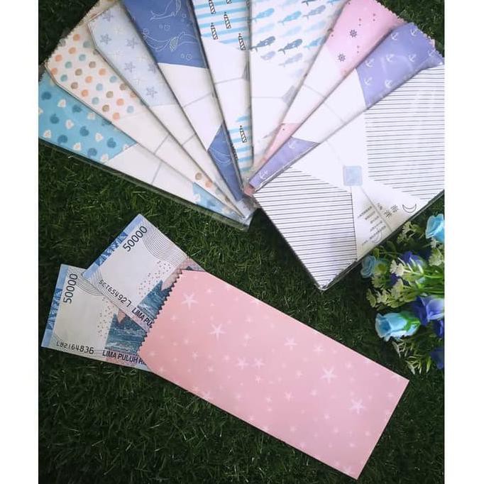 

Ready Stock Amplop / Angpao Fancy Serbaguna Untuk Lebaran / Wedding - Sea Series