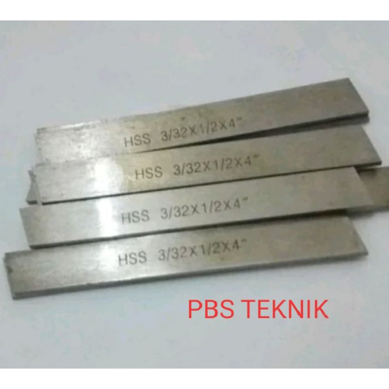 HSS Pisau Potong Mata Pahat Bubut HSS 1/2×3/32×4"