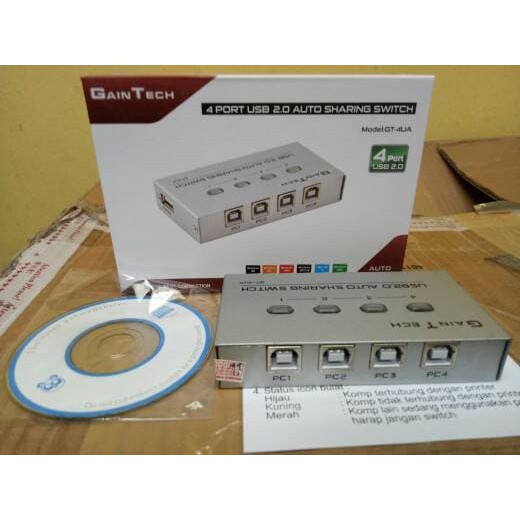 Gaintech Auto Switch Printer 4Port