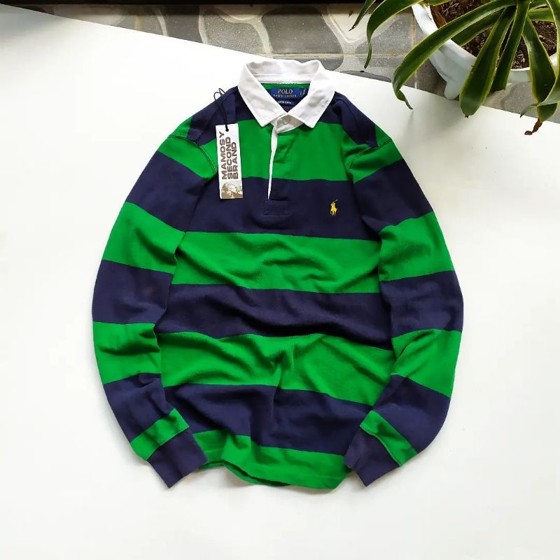 POLO RALPH LAUREN STRIPE RUGBY SHIRT