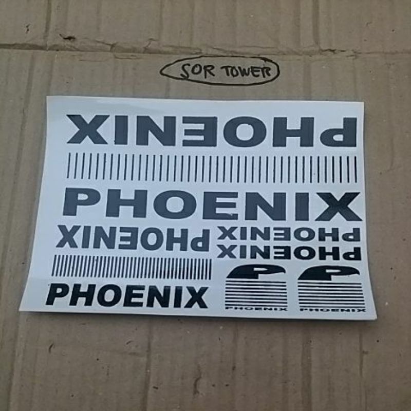 Decal Sticker Sepeda PHOENIX 1 pcs