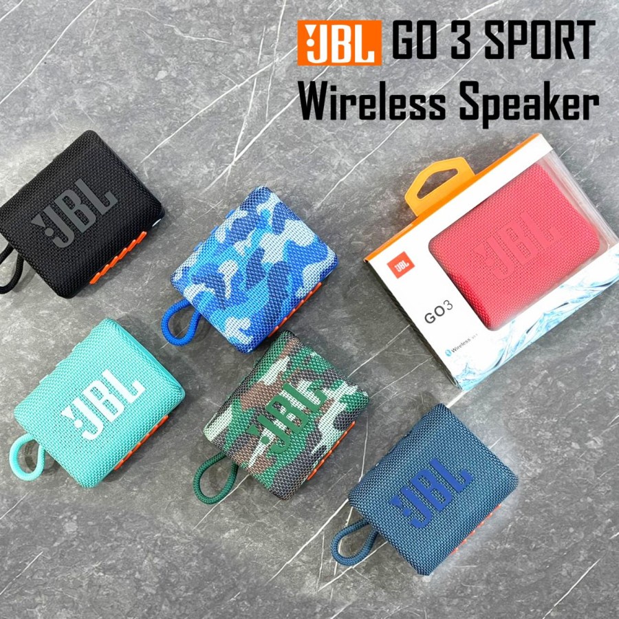 SPEAKER JBL GO 3 SPEAKER BLUETOOTH POTABLE MEGA BASS