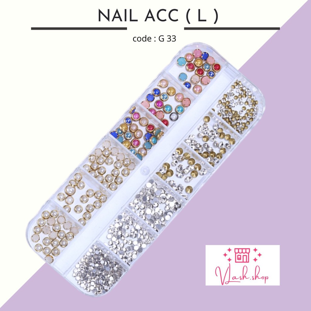 31 - 48 - NAIL ACCESORIES - HIASAN PERMATA KUKU