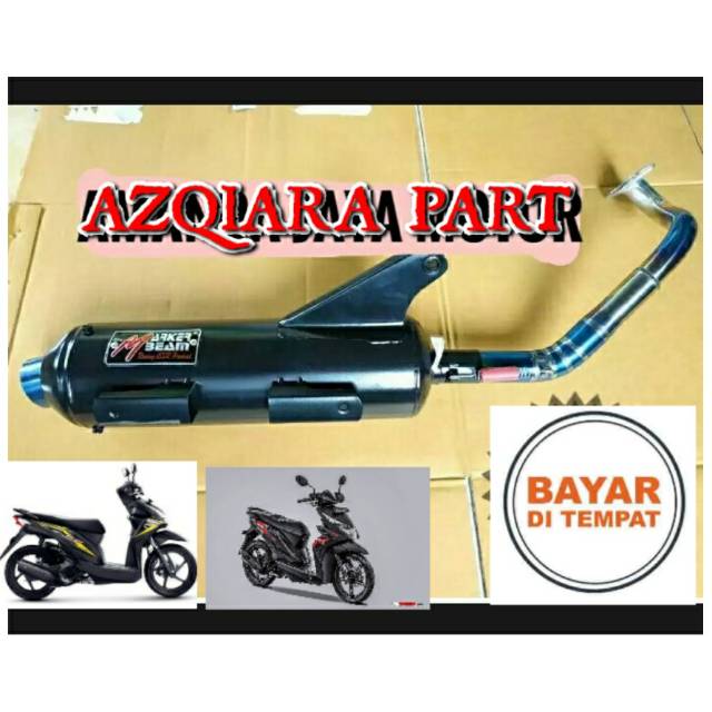 knalpot racing beat knalpot bobokan beat racing bobokan