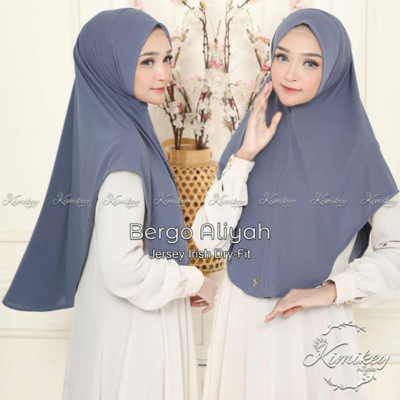 (COD) [READY STOCK] Bergo ALIYAH ORI Kimikey