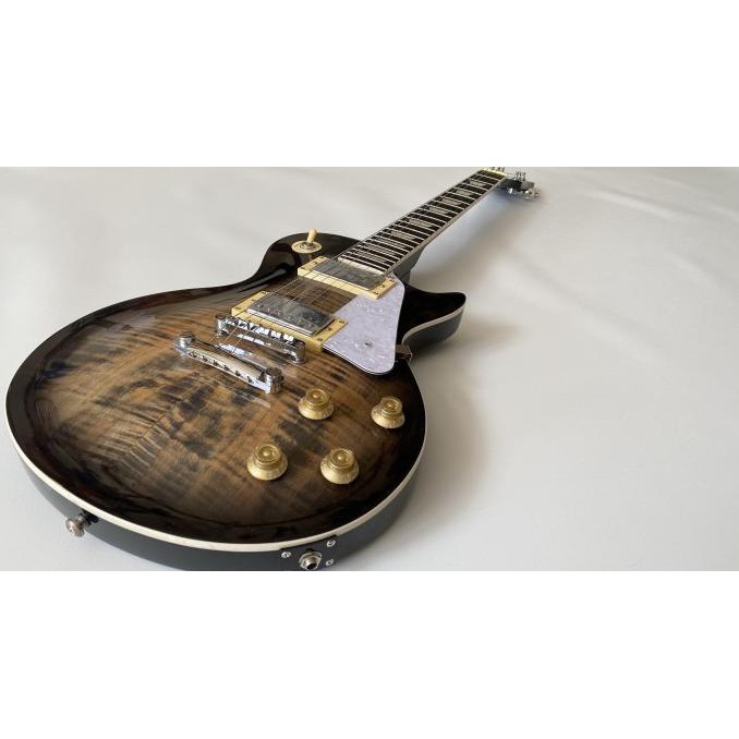 Paketan Gitar Epiphone Les Paul Abu + Ampli Orange , Kabel & Tas Gitar