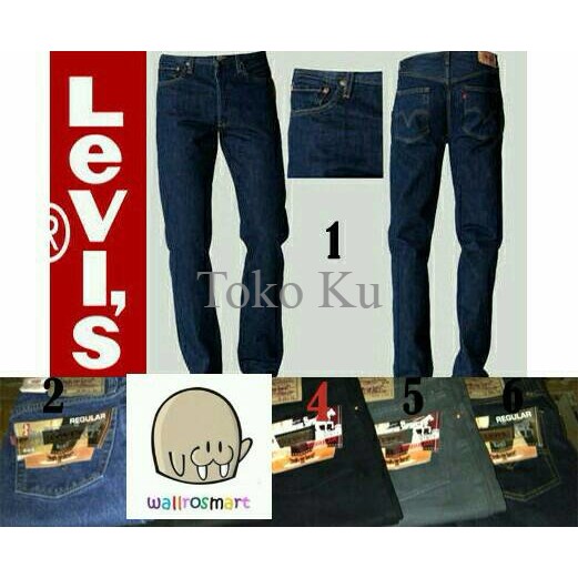 CELANA LEVIS STANDAR / LEVIS REGULAR / JEANS / DENIM / BIG SIZE 42BF