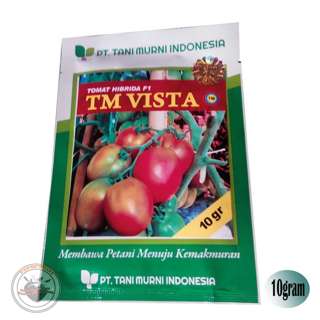 Benih Bibit Tomat Unggul || TM VISTA Isi Kemasan 10 gram