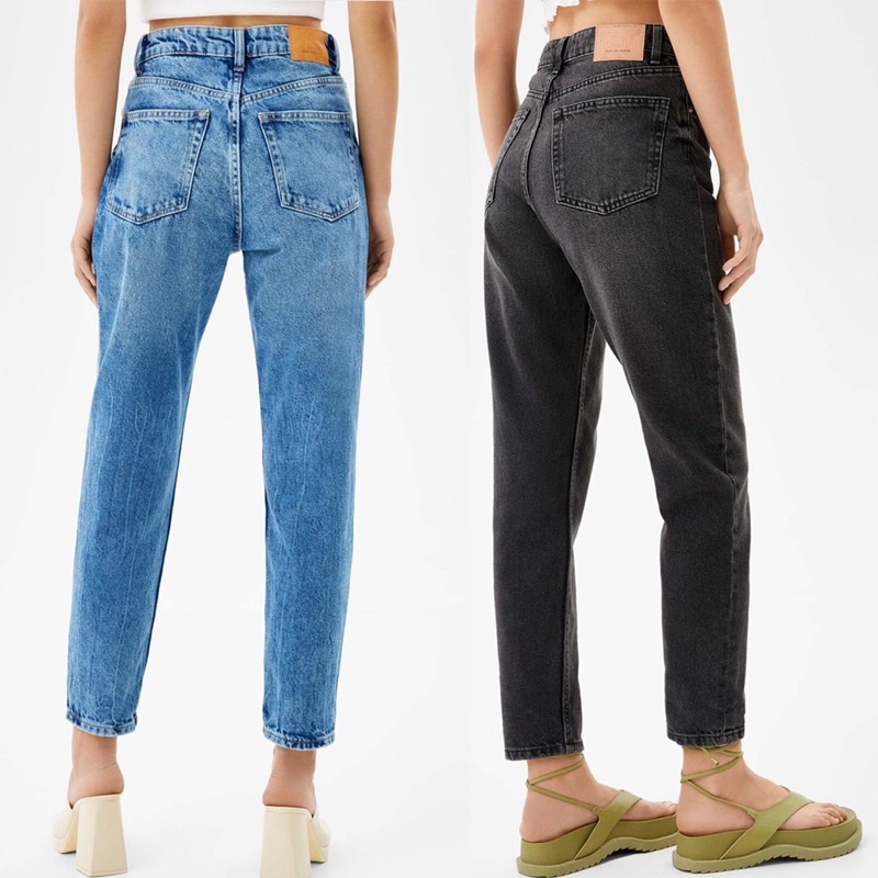 Bershaka High Waist Mom fit jeans 100% original