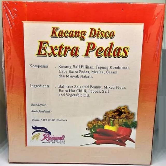 

Kacang disco extra pedas oleh oleh khas bali