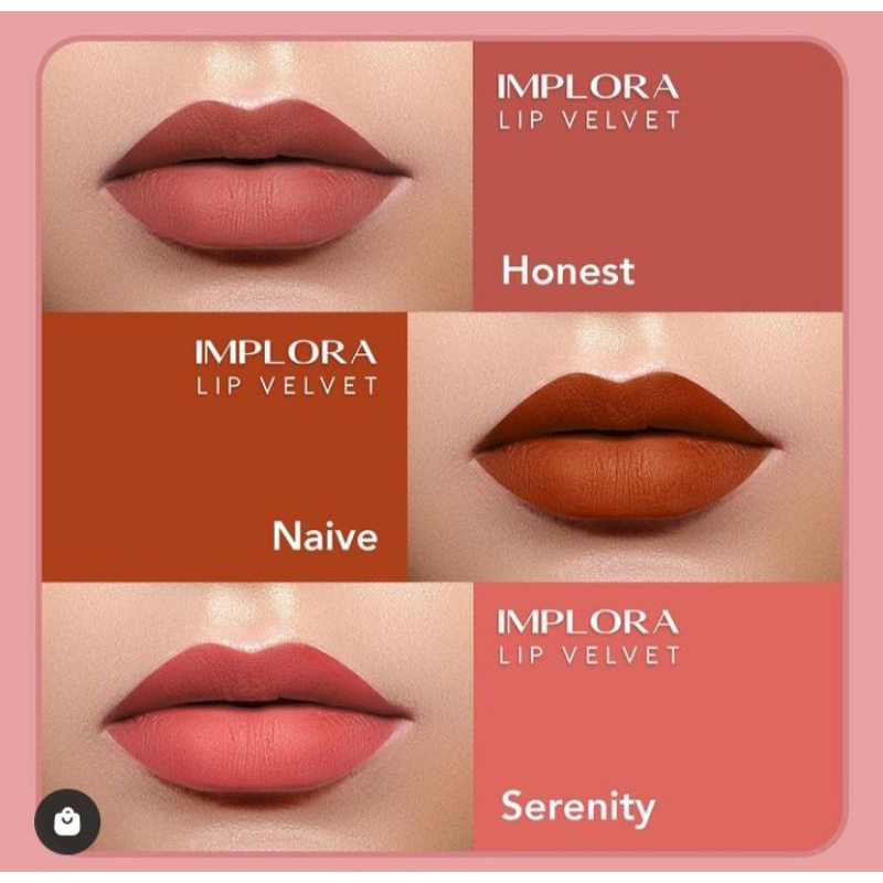 Lip velvet implora / new lip velvet murah original lipcream