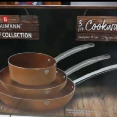 Panci Set Blaumann Cookware set 3Pcs