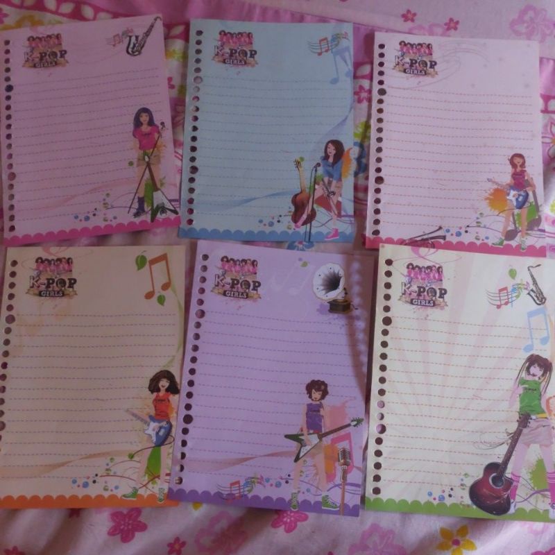 

Harvest langka limited edition KOREAN POP GIRLS loose leaf (isian binder)